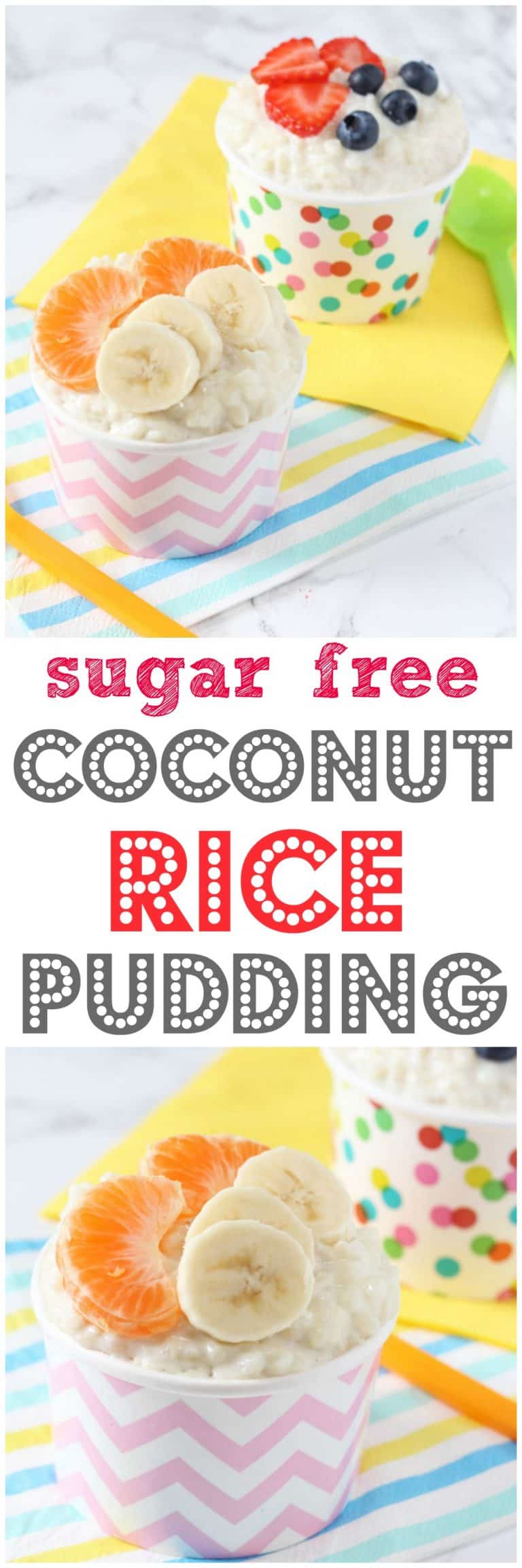 Sugar Free Coconut Rice Pudding {Suitable for Weaning} My Fussy Eater