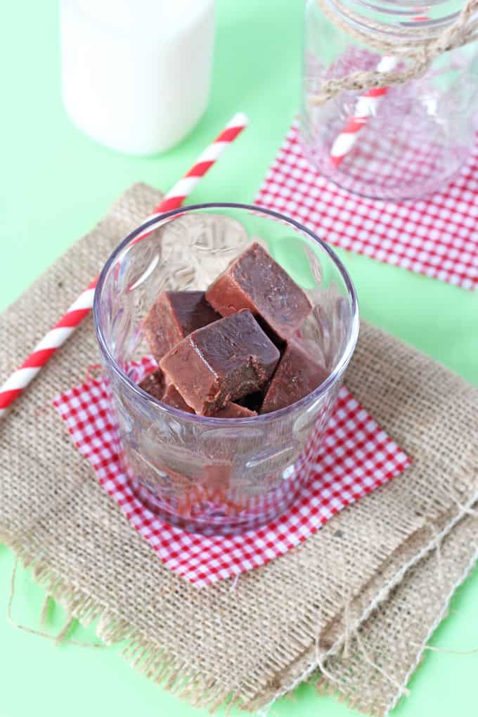 Chocolate Milk Ice Cubes - My Fussy Eater