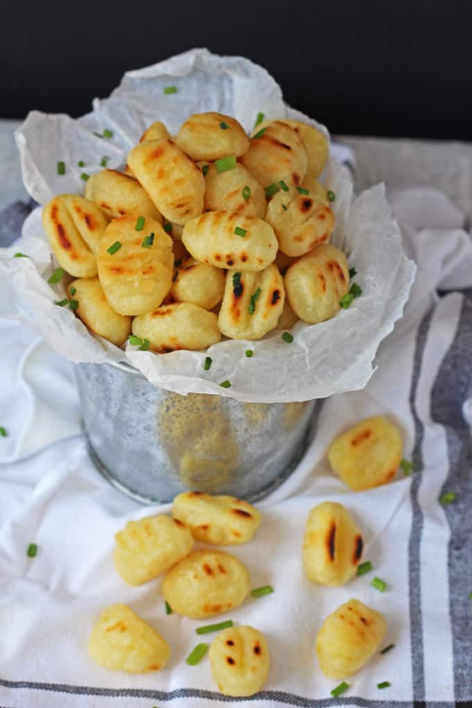 Nigella's Rapid Roastini. Make mini roast potatoes in just 10 minutes with fried gnocchi! | My Fussy Eater Blog