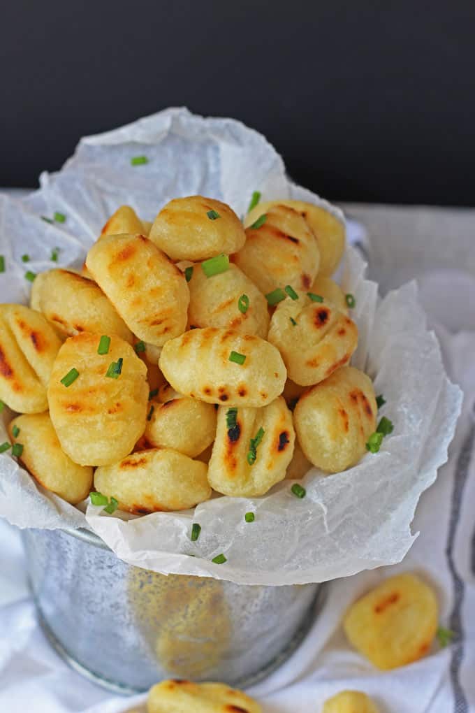 Nigella's Rapid Roastini. Make mini roast potatoes in just 10 minutes with fried gnocchi! | My Fussy Eater Blog