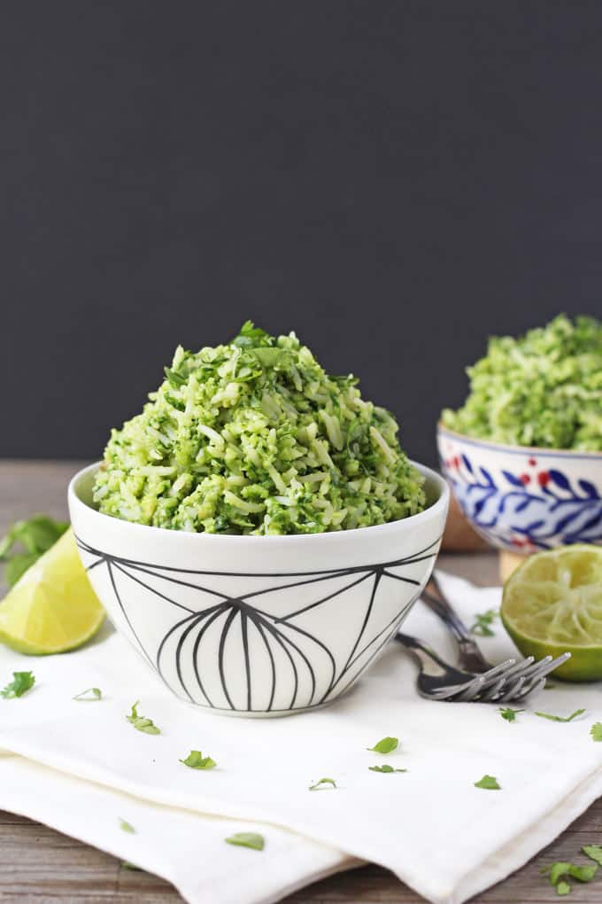 Secret Veggie Green Rice. Contains THREE portions of vegetables. And so good the kids will never know! | My Fussy Eater Blog