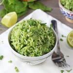 Secret Veggie Green Rice. Contains THREE portions of vegetables. And so good the kids will never know! | My Fussy Eater Blog