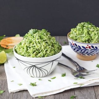 Secret Veggie Green Rice. Contains THREE portions of vegetables. And so good the kids will never know! | My Fussy Eater Blog