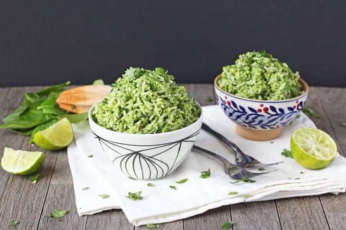 Secret Veggie Green Rice - My Fussy Eater