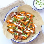 Boost the nutritional content of your kids' meal with these skin on baked Sweet Potato Fries