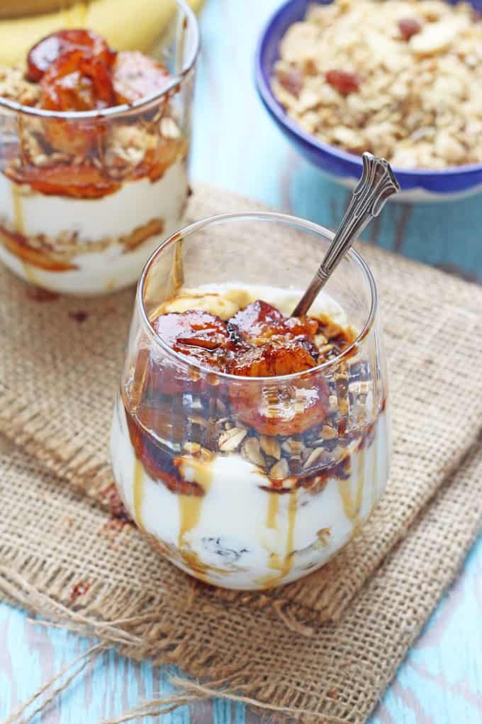 banana breakfast parfait