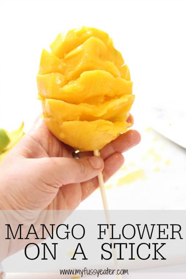 Mango Flower on a Stick My Fussy Eater Easy Family Recipes