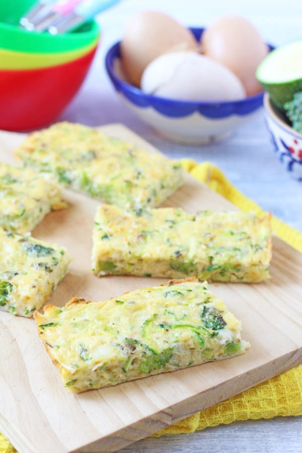 Broccoli & Cheese Frittata Fingers My Fussy Eater Easy Family Recipes