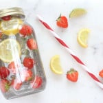 Make your own natural energy drink with water, fruit and chia seeds! | My Fussy Eater blog