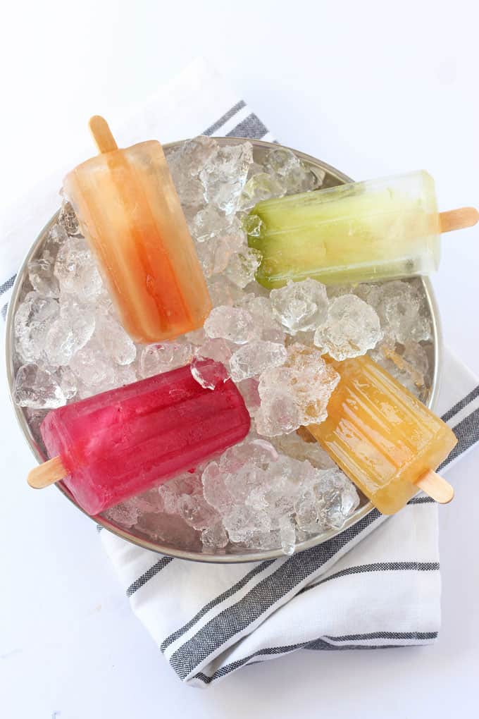 Make delicious and healthy popsicles with fruit tea bags! A refreshing snack for kids and adults this summer! | My Fussy Eater blog