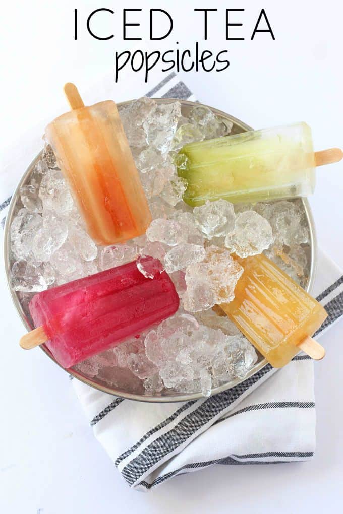 Make delicious and healthy popsicles with fruit tea bags! A refreshing snack for kids and adults this summer! | My Fussy Eater blog