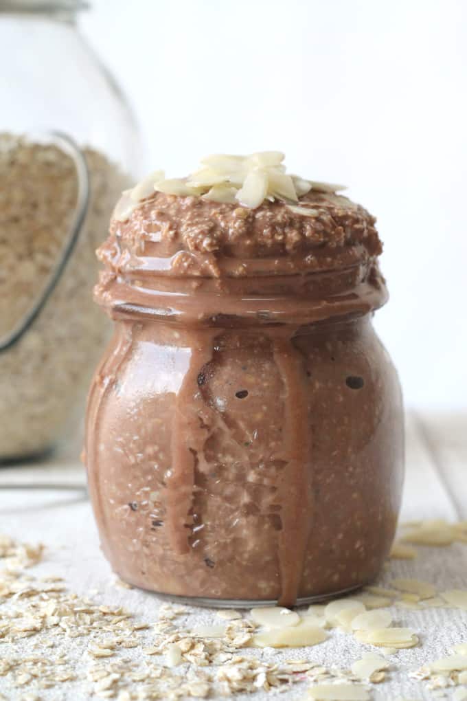 The BEST Chocolate Overnight Oats