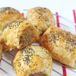 Delicious kid friendly sausage rolls packed with carrot and courgette. Everyone will love these Hidden Veggie Sausage Rolls! | My Fussy Eater blog