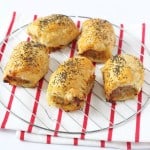 Delicious kid friendly sausage rolls packed with carrot and courgette. Everyone will love these Hidden Veggie Sausage Rolls! | My Fussy Eater blog