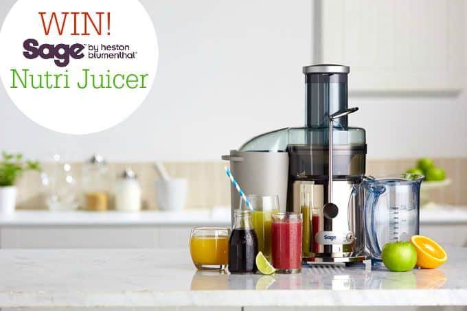Win a Sage by Heston Blumenthal Nutri Juice on My Fussy Eater blog