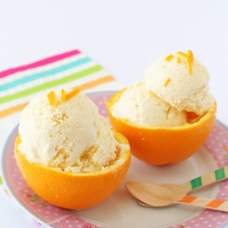 A deliciously creamy and healthy orange frozen yogurt recipe | My Fussy Eater blog