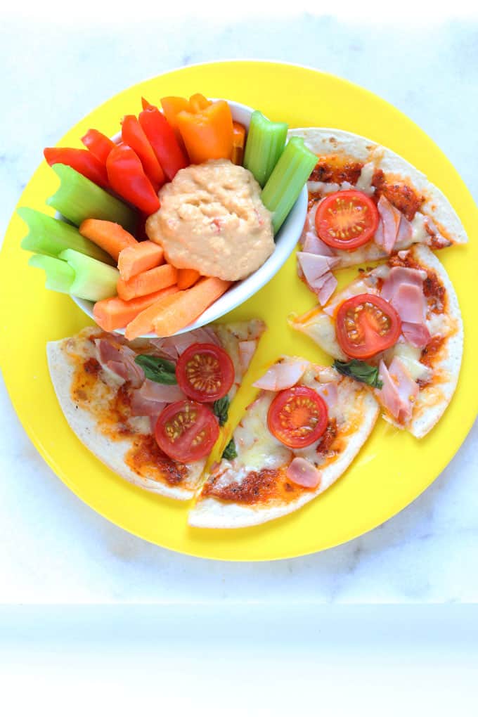 5 Minute Pizza For Kids