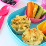 These Mac n Cheese Muffins are the perfect addition to a kids' lunchbox | My Fussy Eater blog