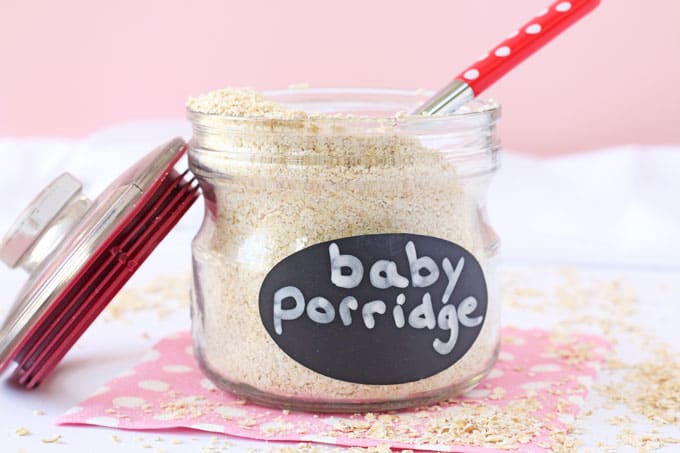 Ingredients for shop baby porridge