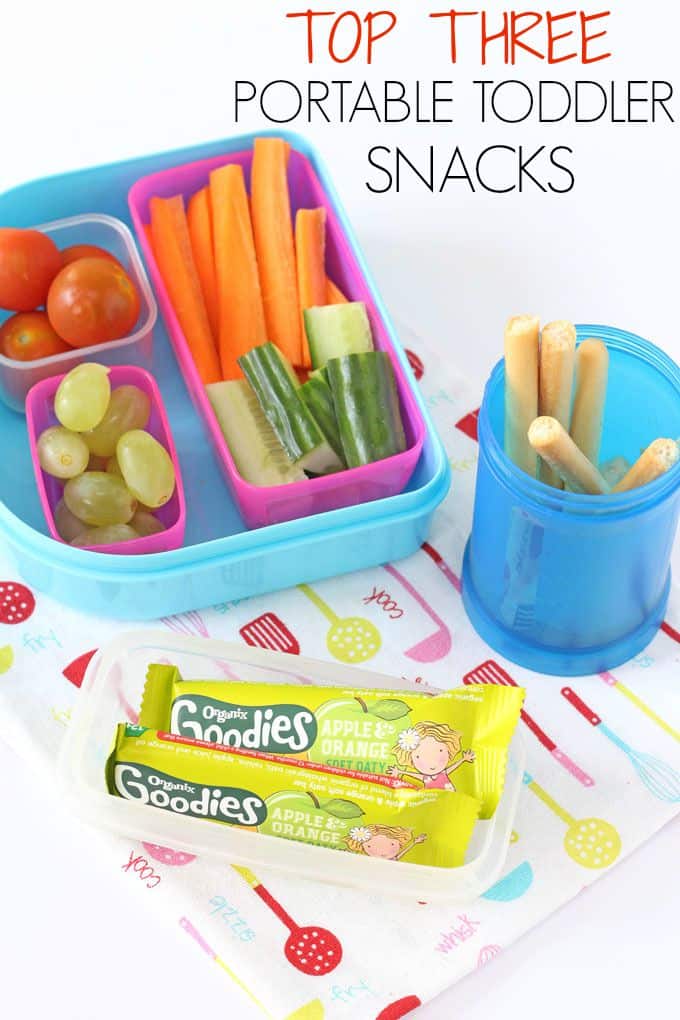 Check out my top three snacks to take on the go for toddlers! | My Fussy Eater blog