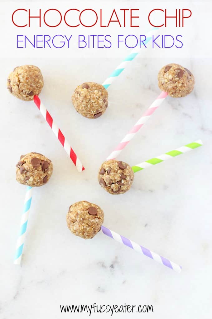chocolate chip energy bites for kids