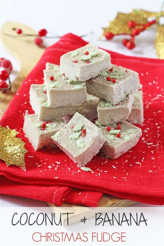 Healthy Christmas Fudge 