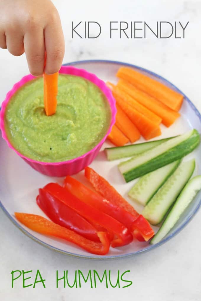 kid friendly Pea Hummus