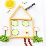 Make healthy snacks fun for kids with this super cute Snack House! A great way to get kids and toddlers excited about their food! | My Fussy Eater blog