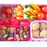 If your kids are constantly asking you to fetch them snacks, try making a snack station in the fridge filled with lots of healthy and filling snacks which they can help themselves to! | My Fussy Eater blog