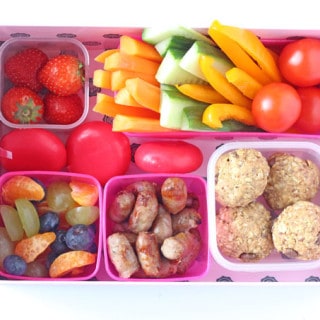 If your kids are constantly asking you to fetch them snacks, try making a snack station in the fridge filled with lots of healthy and filling snacks which they can help themselves to! | My Fussy Eater blog