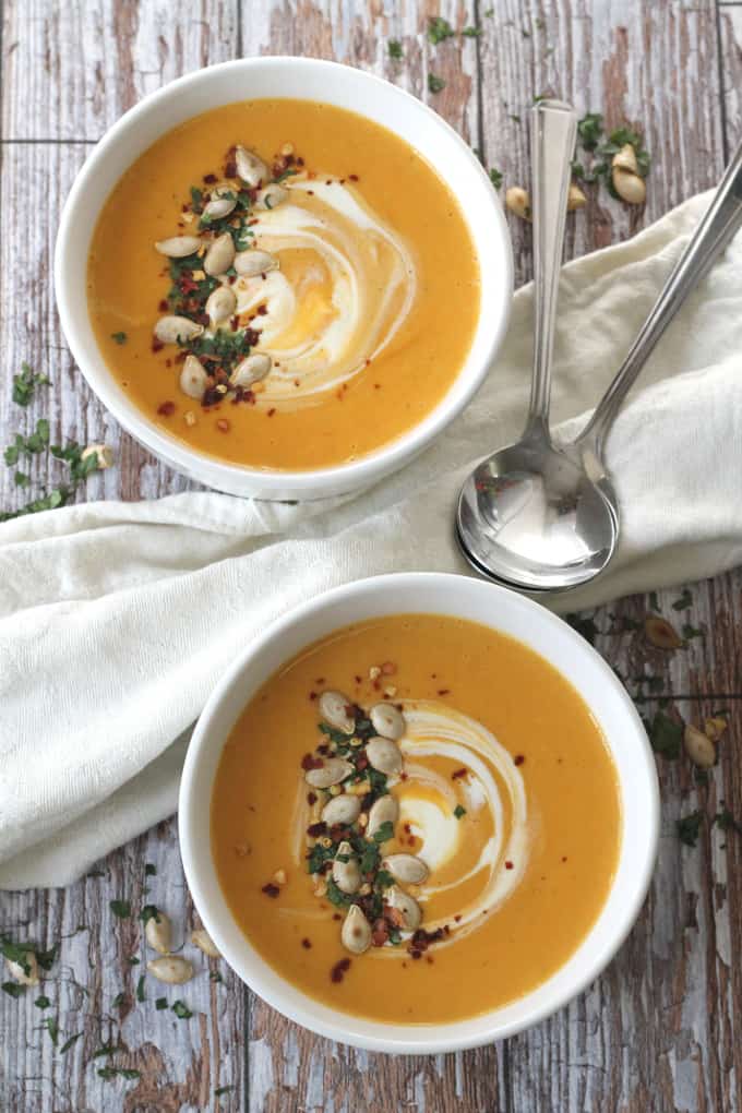 spiced butternut squash soup