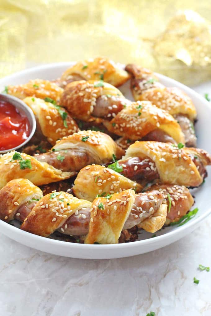 homemade sausage rolls
