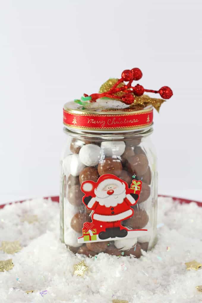 Chocolate Snowballs in a Jar 