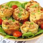 Bring leftovers back to life with these delicious mashed potato, ham, cheese and pea muffins! | My Fussy Eater blog