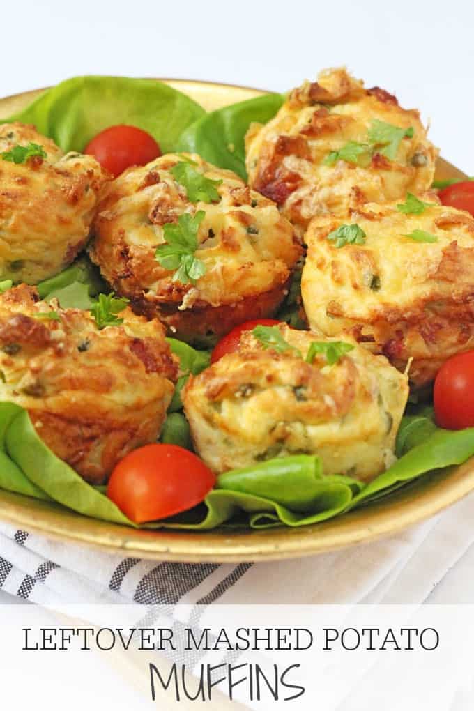 Bring leftovers back to life with these delicious mashed potato, ham, cheese and pea muffins! | My Fussy Eater blog