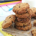 A delicious Oat & Raisin Cookie made healthier with with reduced sugar and whole wheat flour. The perfect snack for kids after school | My Fussy Eater blog