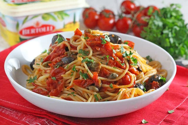 Italian Tomato Spaghetti With Bertolli