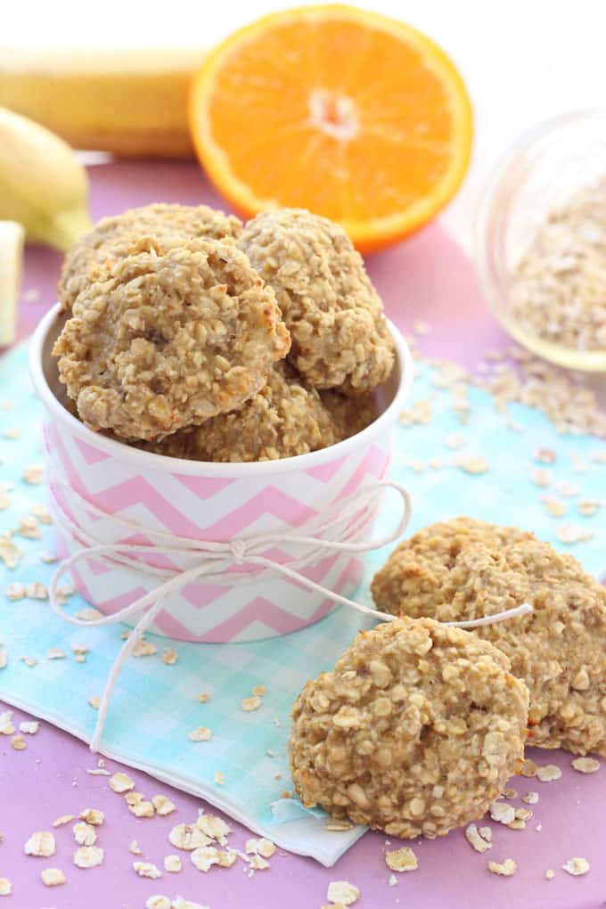 banana & orange oat toddler bites