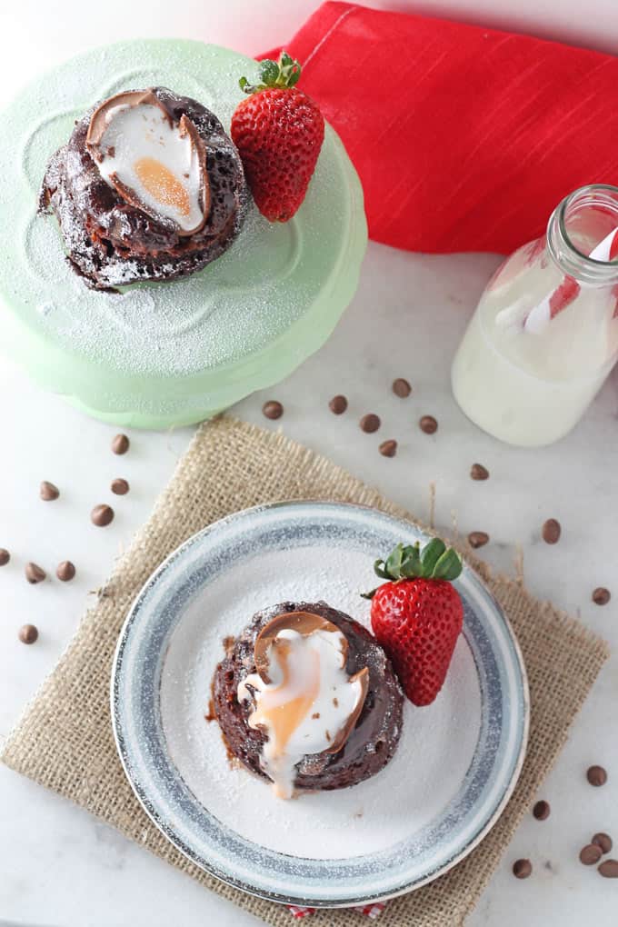 Creme Egg Chocolate Mug Cake