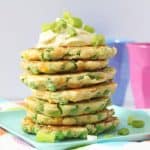 With just a few store cupboard essentials you can make these really tasty Pea & Sweetcorn Fritters. Great for kids, toddlers and weaning babies too!