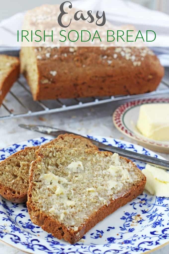 Easy Irish Soda Bread Pinterest Pin 