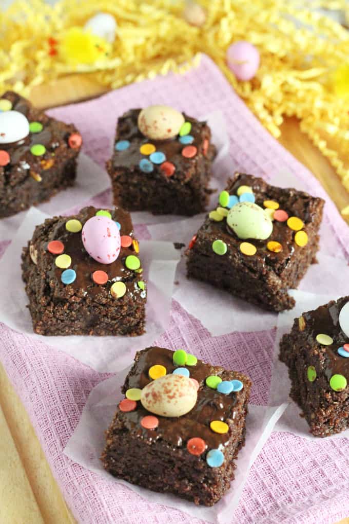 Mini Egg Brownies 