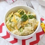 A super easy and delicious family meal ready in less than 15 mins. This Broccoli Mac & Cheese is sure to be a new family favourite!