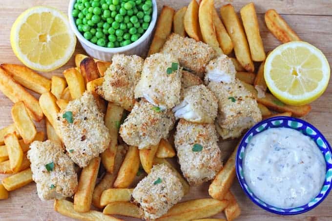 kid approved fish recipes - Lemon & Herb Fish Fingers.