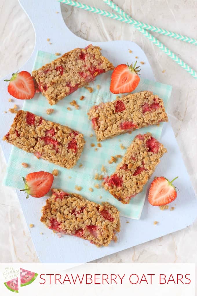 strawberry oat bars