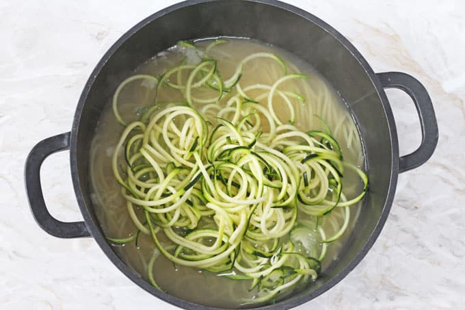 A delicious and super speedy spaghetti recipe made with Bertolli butter and with a hidden vegg