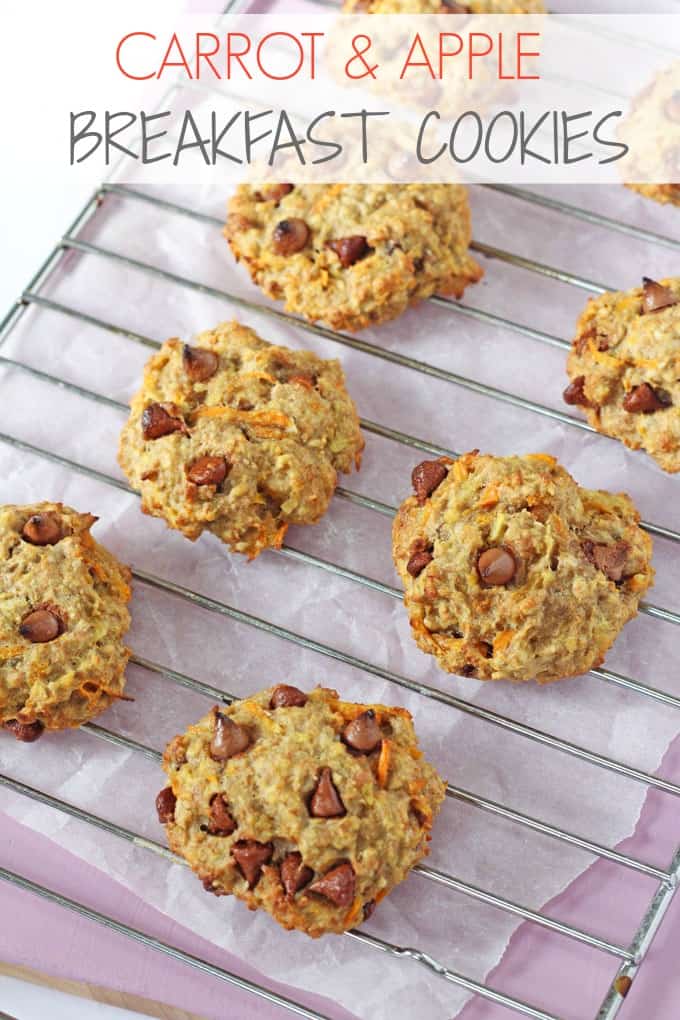 Carrot Apple & Oat Breakfast Cookies For Kids | My Fussy Eater