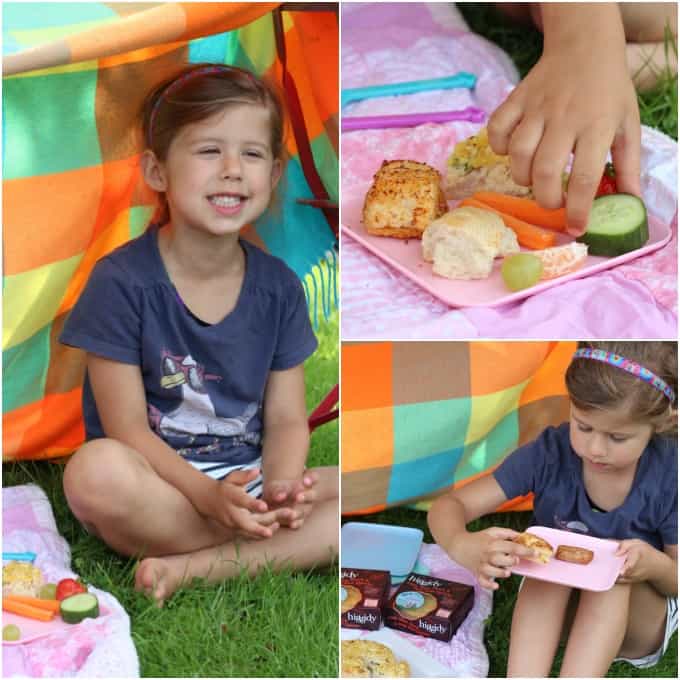 A spontaneous backyard picnic with Higgidy
