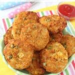 Delicious veggie nuggets packed with lentils. These make brilliant finger food for kids and toddlers! My Fussy Eater blog