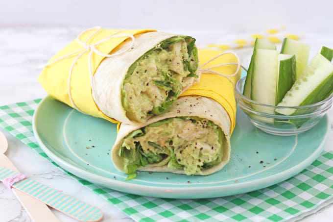Chicken & Avocado Mayo Wrap - My Fussy Eater | Easy Family Recipes